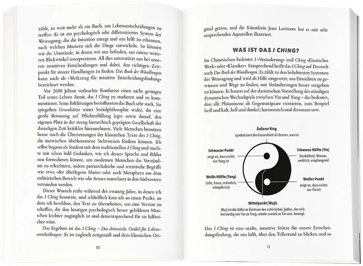 Actual product image I Ching - Das chinesische Orakel für Lebensentscheidungen (German, Gerd Bausch, Paul O'Brien, 2023)
