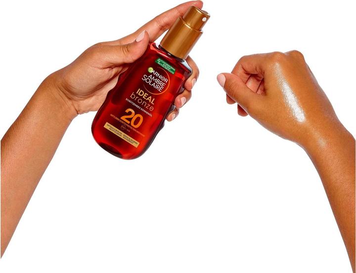 Actual product image Garnier Ambre Solaire (Suntan oil, SPF 20, 150 ml, 161 g)