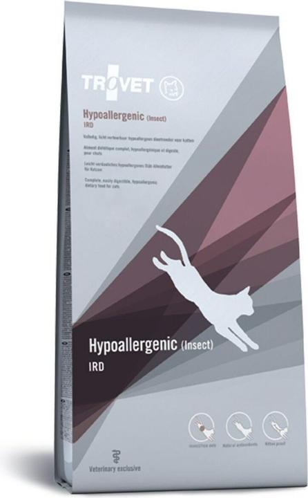 Produktbild Trovet Hypoallergenic IRD with insect - Trockenfutter für Katzen - 3 kg (Senior, 1 Stk., 3000 g)