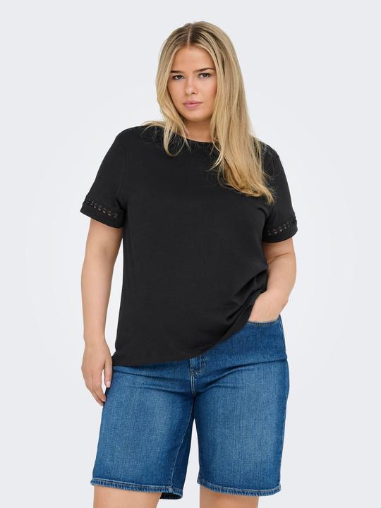 Actual product image Only Normal geschnitten Rundhals Top T-shirt (M)