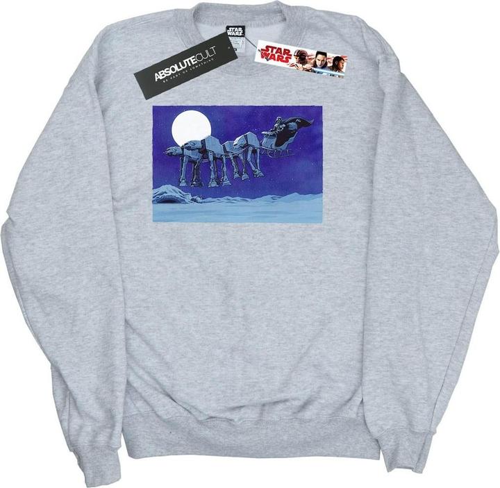 Star Wars Christmas ATAT Sleigh Sweatshirt (3XL)