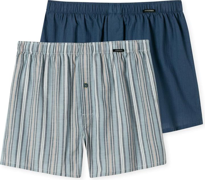 Produktbild Schiesser Herren Webboxer Boxershorts (10, 2er Pack)