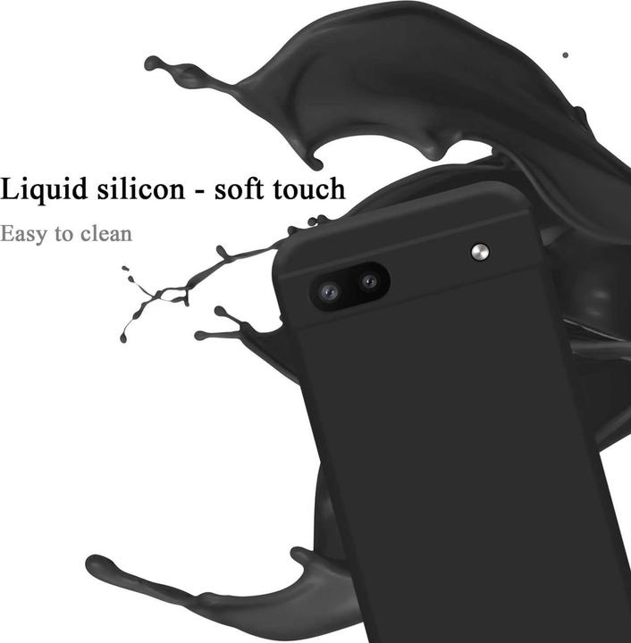 Productafbeelding Cadorabo Hoesje voor Google PIXEL 6A TPU Vloeibaar Siliconen Hoesje (Google Pixel 6a)
