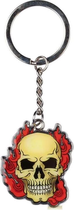Actual product image Konix Alchemy Skull keyring pendant