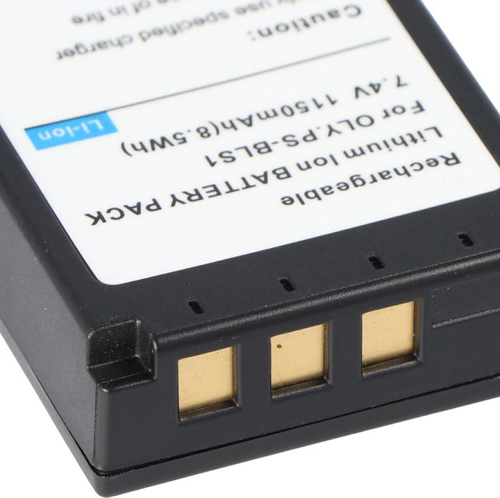 Image du produit AccuCell Akku Olympus BLS-1, E-400, E-410 (Batterie de l'appareil photo)