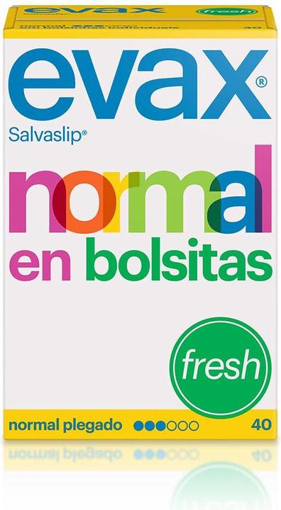 Actual product image Evax SALVA-SLIP normal fresh en bolsitas 40 uds (40 x, Sanitary pads)