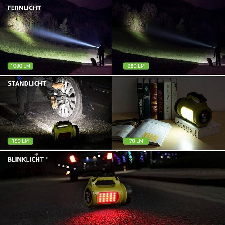 Produktbild Lepro LED-Handscheinwerfer (25 cm, 1000 lm)