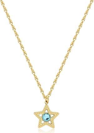 Sagapo S'Agapõ - Decent Gold Plated Lucky Light Star Necklace SKT38