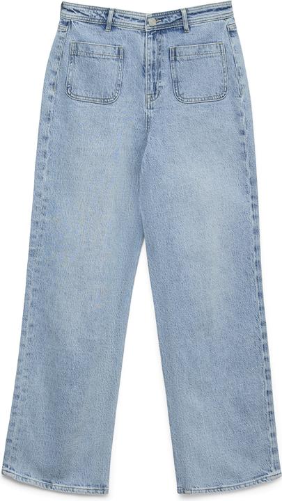 Vero Moda VMTESSA Hohe Taille Weiter Beinschnitt Jeans Weit geschnitten (W29/L30)