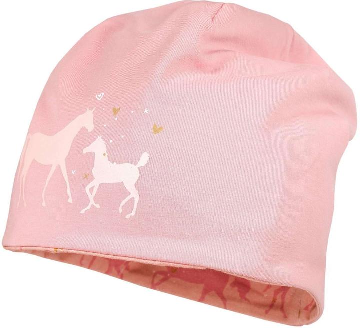Produktbild Maximo Mütze Beanie reversible Horses Gr. 51 - 53 (51 - 53)