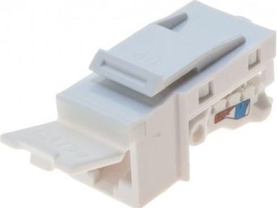 Exertis Connect RJ45 connection socket, Cat. 5e, UTP, Keystone, black For installation in module racks, data (Keystone module)