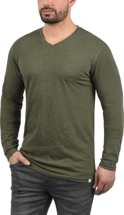Immagine prodotto Solid Beda Maglia Maglie A Maniche Lunghe Da Uomo Con Collo A V (XXL)