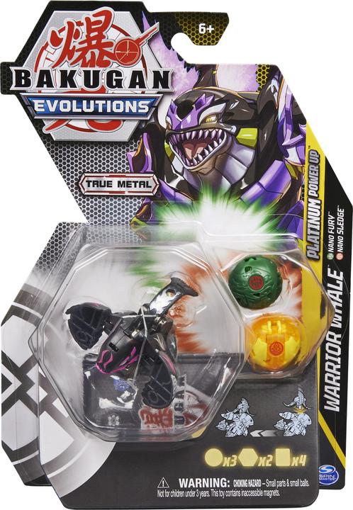 Immagine prodotto Spin Master Bakugan Evolutions, Wrath con Nano Echo e Clutch Platinum Power Up