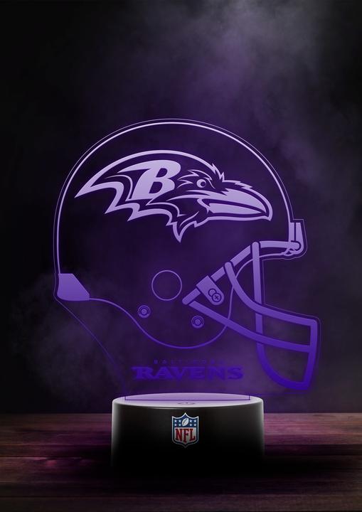 Produktbild Great Branding Baltimore Ravens LED-Licht "HELM"