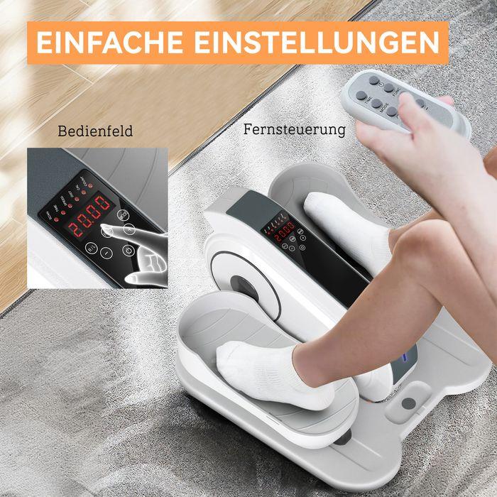 Produktbild Swisshandel24 Mini-Ellipsentrainer Untertisch Mini Crosstrainer für zuhause mit LCD-Monitor