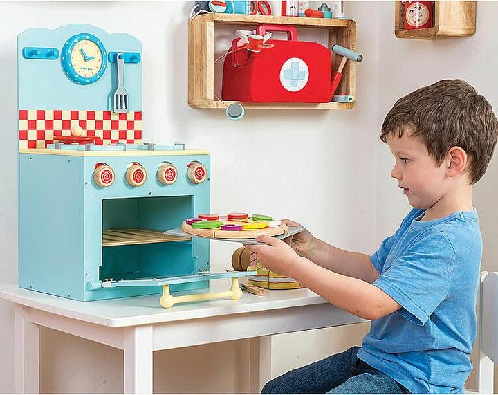 Image du produit Le Toy Van Honeybake ensemble cuisinière & four bleu