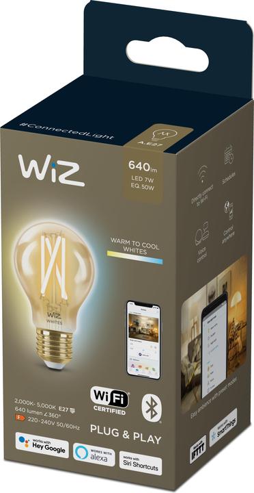 Produktbild WiZ Vintage Filament (E27, 6.70 W, 640 lm, 1 x, E)