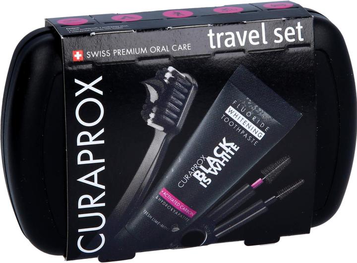 Produktbild Curaprox Travel Set Black is White (Weich, 1 x)