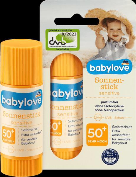 dm babylove Sonnenstick Sensitive (Sonnenstick, SPF 50+, 20 g)