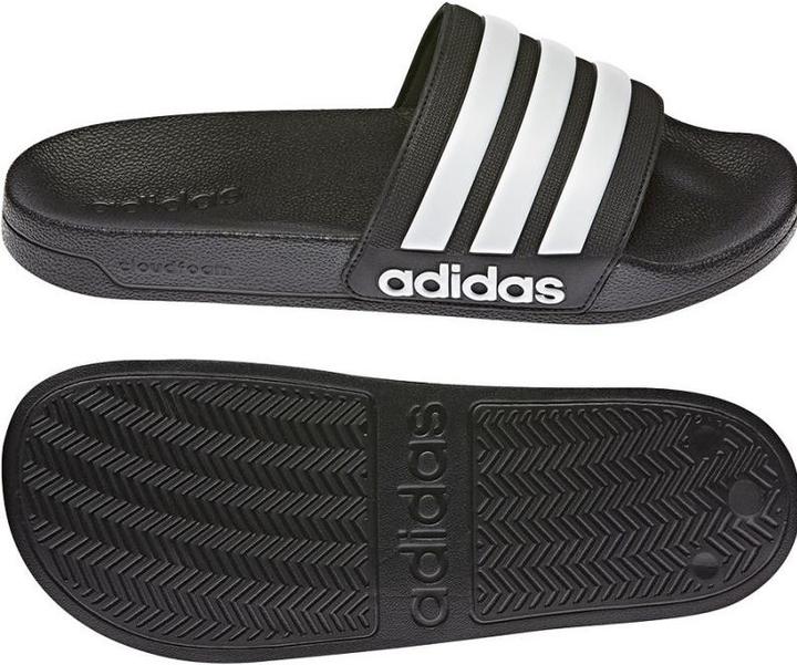 Produktbild adidas ADILETTE SHOWER,CBLACK/FTWWHT/CBLAC CBLACK/FTWWHT/CBLACK Grösse: 12 (47)