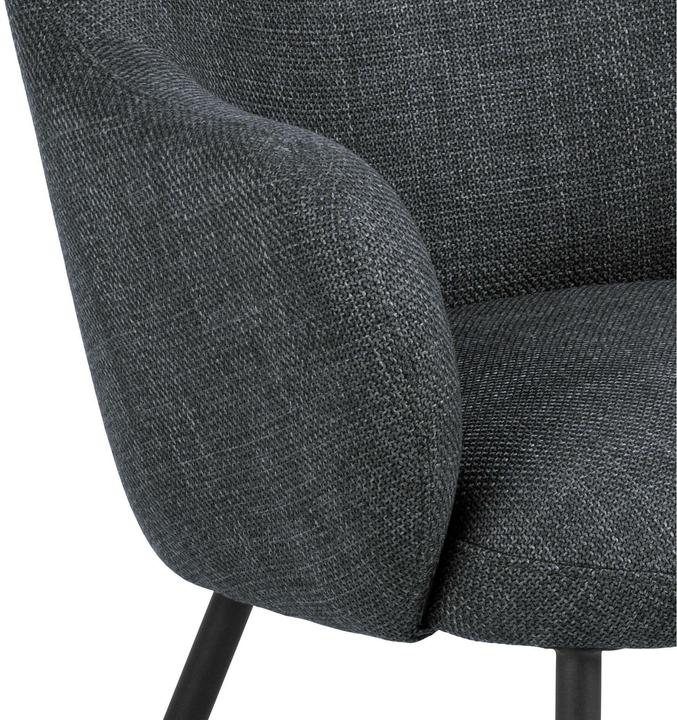 Produktbild AC Design Sessel Spencer Polyurethan (PU)/Stahl, Dunkelgrau