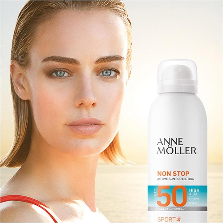 Image du produit Anne Möller Anne Moller Brume corporelle invisible Non Stop Spf50 150ml (Spray solaire, SPF 50, 150 ml)