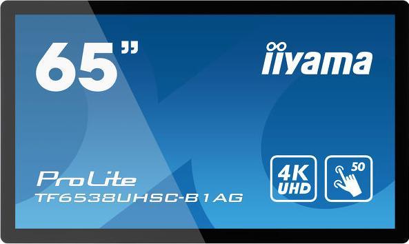 Actual product image iiyama TF6538UHSC-B1AG 165CM 65IN IPS (3840 x 2160 Pixels, 65")
