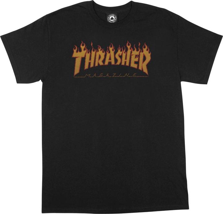 Thrasher Flame Halftone T-Shirt (S)