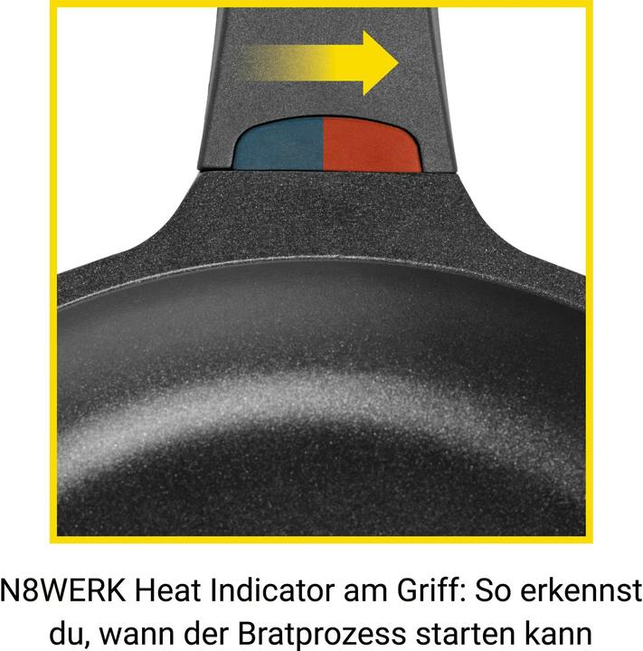 Produktbild N8werk Bratpfanne 24 cm (24 cm, Bratpfanne, Aluminiumguss)