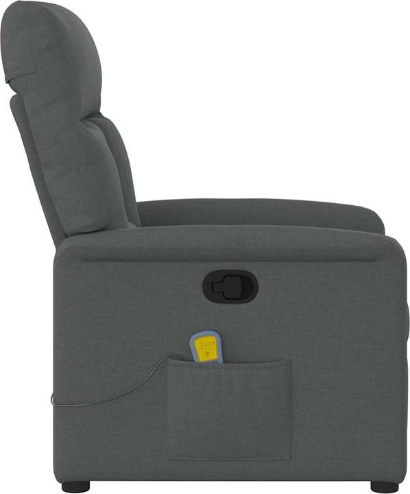 Immagine prodotto VidaXL Sedia da massaggio in tessuto grigio scuro