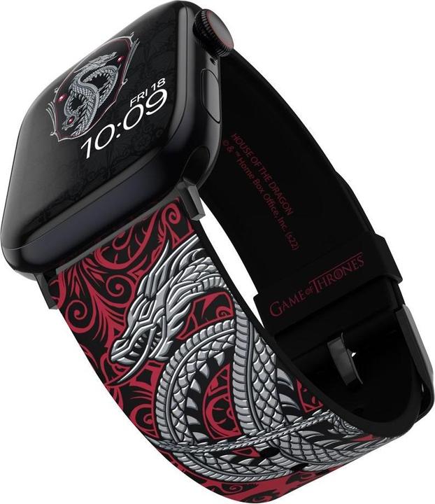 Produktbild Moby Fox Game of Thrones Smartwatch-Armband There Will Be Dragons (22 mm, Edelstahl, Silikon)