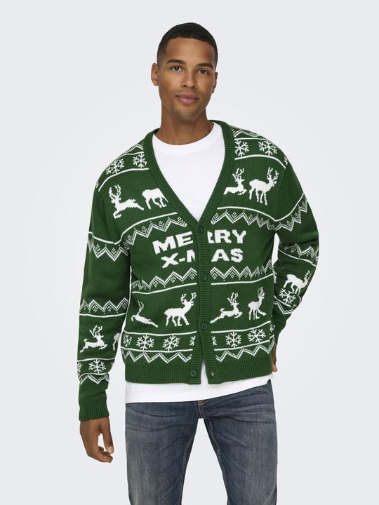Produktbild Only & Sons ONSXMAS Strickjacke Strickjacke (L)
