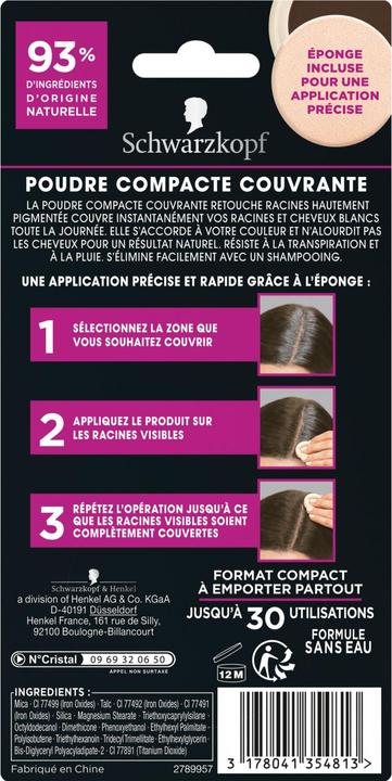 Image du produit Retouche Racines Poudre à appliquer (Marron)