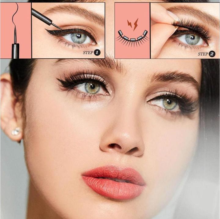 Produktbild KISS Magnetic Eyeliner & Lash Kit (Künstliche Wimpern)