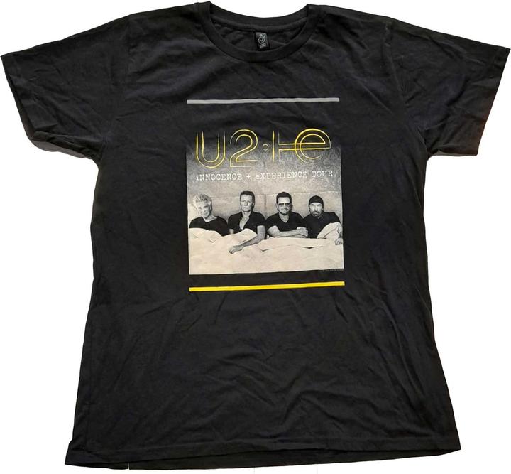 Universal Textiles I+E Tour Bed Photo Back Print TShirt aus Baumwolle (XL)