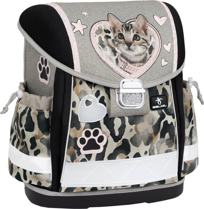 Belmil Classy Schulranzen Set 4teilig mit Brustgurt (19 l)
