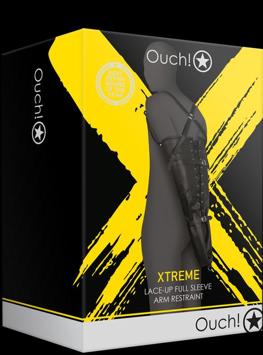 Actual product image Ouch! Lace-up Full Sleeve Arm Restraint