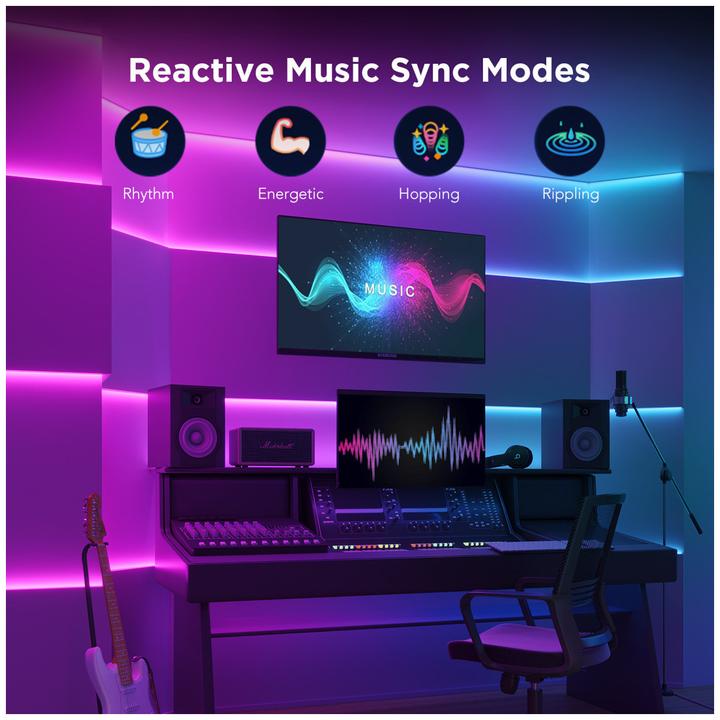 Actual product image Govee Stripe Light S (Multicoloured, 500 cm, Indoor)
