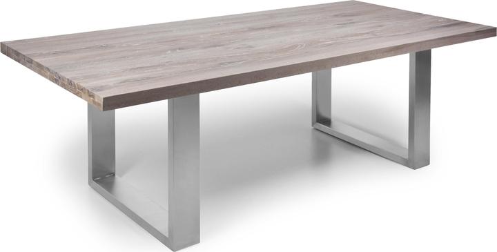 Stainless steel, Oak limed
