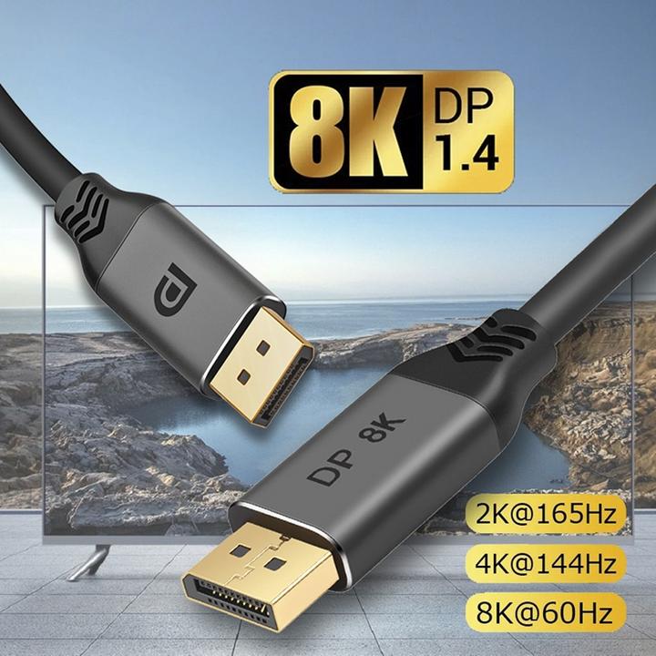 Actual product image Ueli Express 8K DisplayPort cable 1.4 (DisplayPort)