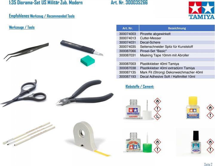 Produktbild Tamiya Mod.US Military Equipment