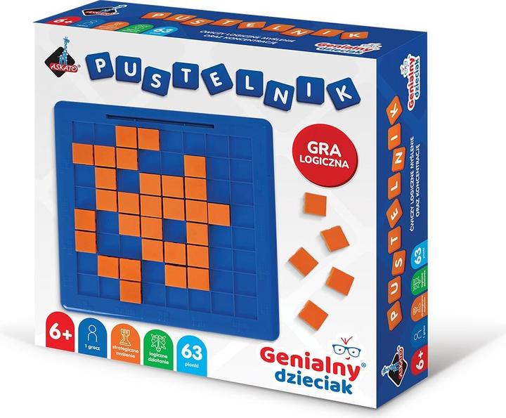 Image du produit Askato Genialny dzieciak PUSTELNIK gra logiczna 118499
