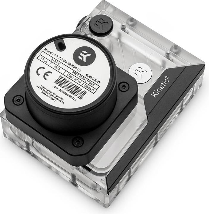 Actual product image EKWB EK-Quantum Kinetic3 FLT D5 PWM reservoir-pump combination - 92mm, D-RGB