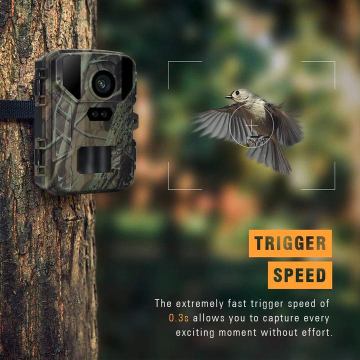 Actual product image Tedura Wildlife surveillance camera mini
