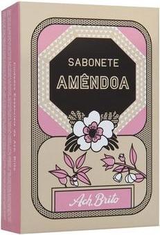 Actual product image Ach Brito Almond Oil Toilet Soap 90g (Liquid soap)