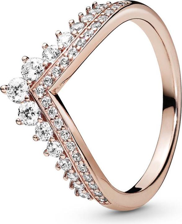 Pandora Rose Tiara Wishbone Ring (50, 925 Silber)