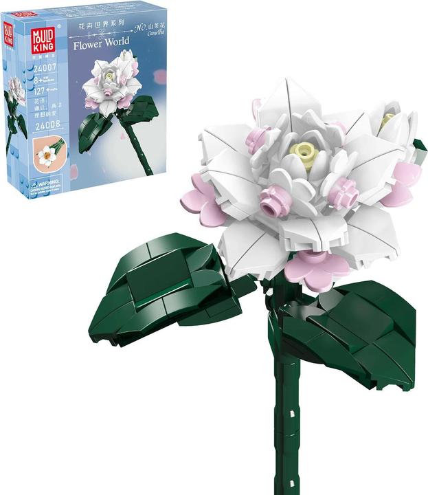 Actual product image Mould King Flower World Kamelie