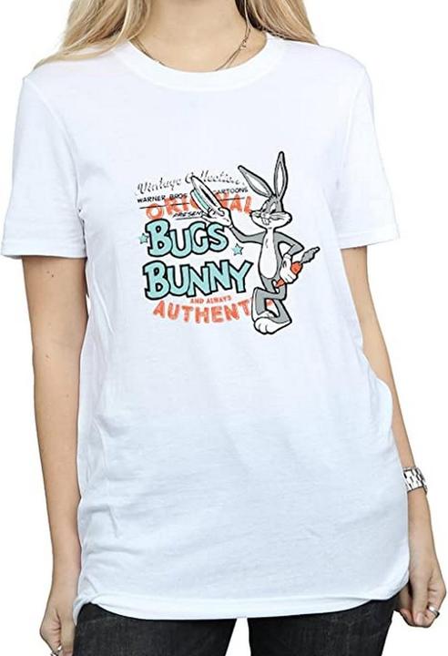 Looney Tunes Bugs Bunny Vintage Baumwolle Boyfriend TShirt