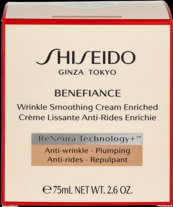 Image du produit Shiseido Benefiance Wrinkle Smoothing Cream Enriched (75 ml, Crème de jour)