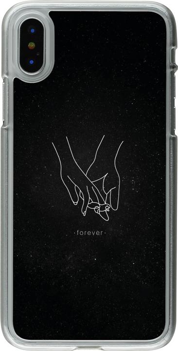 Produktbild PhoneLook Hülle transparent Valentine 2023 hands forever (Apple iPhone XS, Apple iPhone X)